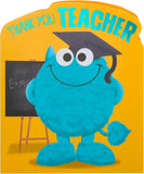 UK Greetings thank you teacher greeting card featuring a heartfelt design, perfect for expressing appreciation to educators.