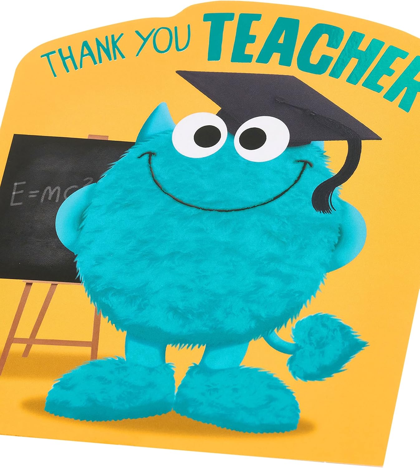 UK Greetings thank you teacher greeting card with colorful design, perfect for expressing appreciation to educators.