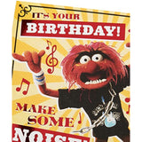 UK Greetings The Muppets Animal birthday card featuring colorful cartoon character and playful design for celebration.
