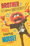 UK Greetings The Muppets Brother birthday card featuring characters from the beloved puppet show, ideal for celebrating brothers.