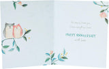 UK Greetings anniversary greeting card for husband, featuring heartfelt message and decorative design for special occasion.