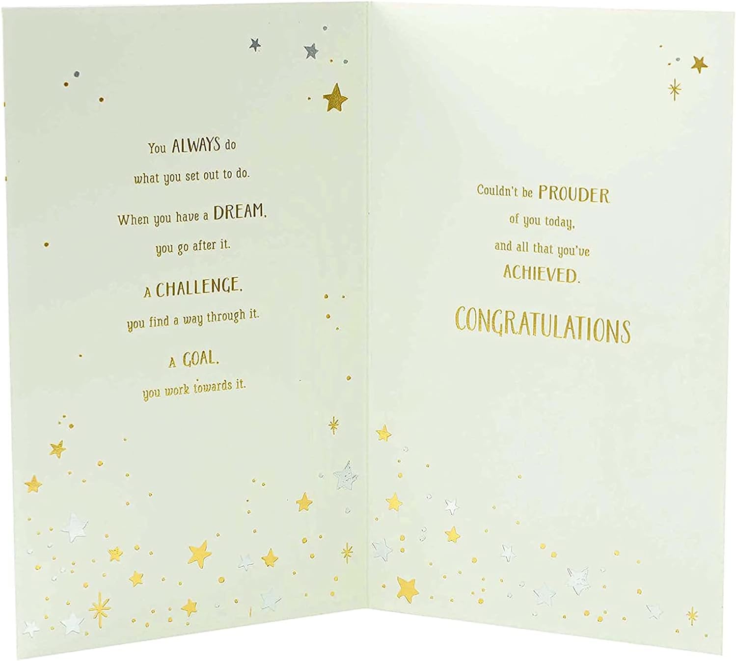 UK Greetings graduation card featuring "Well Done" message, designed for celebrating university graduation achievements.