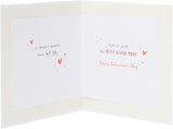 UK Greetings Valentine's Day card for boyfriend featuring a sweet rhyme design, perfect for expressing love on special occasions.