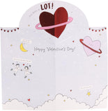 UK Greetings Valentine's Day card for fianc with cute sketch design, featuring romantic illustrations on a greeting card.