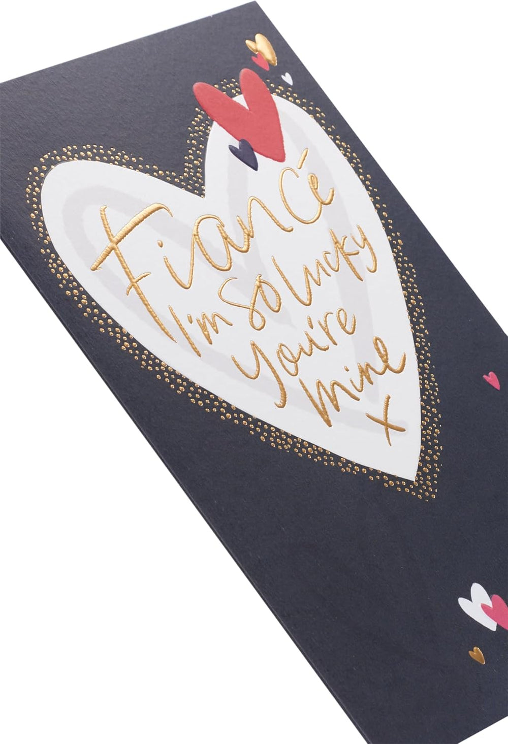 UK Greetings Valentine's Day card for fianc with large heart design, featuring romantic imagery suitable for the occasion.