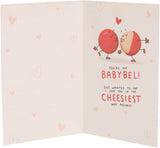 UK Greetings Valentine’s Day greeting card featuring a playful cheese design for him, her, boyfriend, girlfriend, husband, wife, or partner.