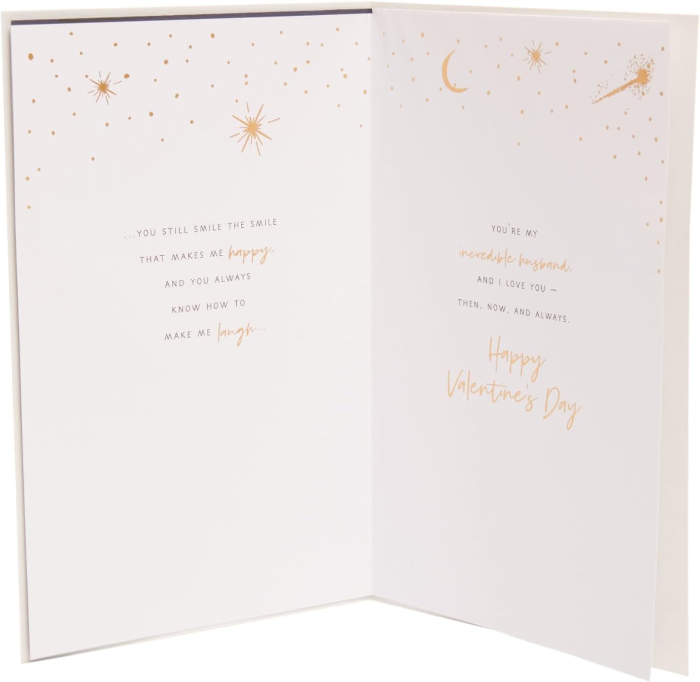 UK Greetings Valentine's Day card for husband featuring a beautiful design, perfect for expressing love on special occasions.