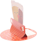 UK Greetings Valentine's Day card for wife featuring a pop-up tea and biscuits design, perfect for expressing love on special occasions.