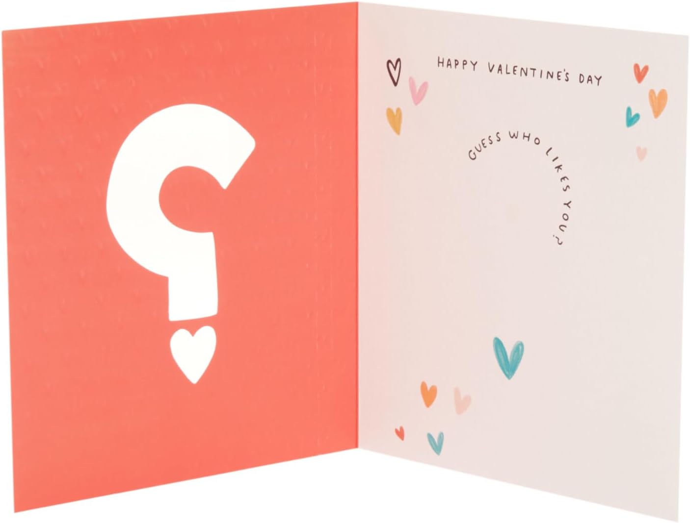 UK Greetings Valentine's Day greeting card for him featuring a romantic design from a secret admirer.
