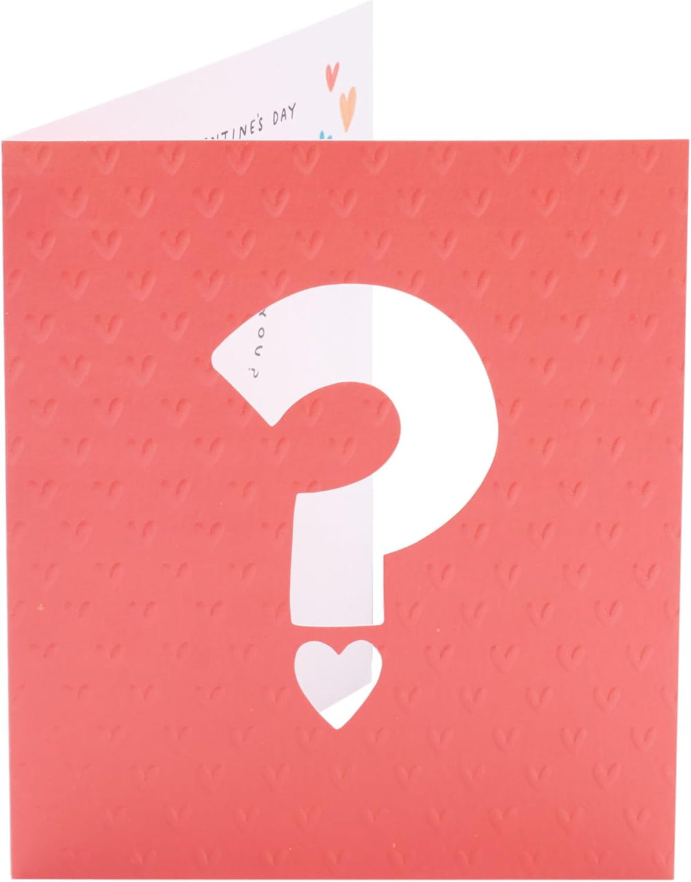 UK Greetings Valentine's Day card for him featuring romantic design, perfect for expressing secret admiration.