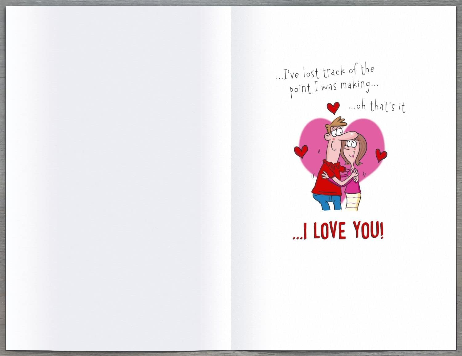 UK Greetings Valentine’s Day card for husband, featuring heartfelt message and romantic design, suitable for expressing love.