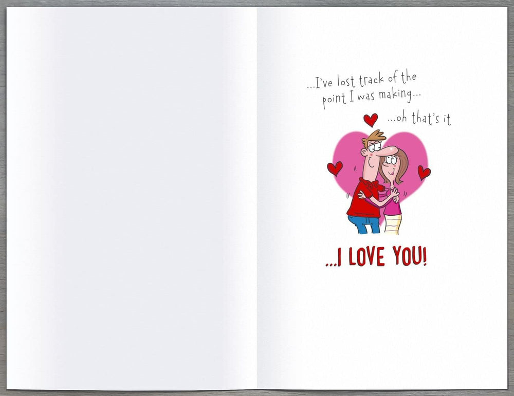 UK Greetings Valentine’s Day card for husband, featuring heartfelt message and romantic design, suitable for expressing love.