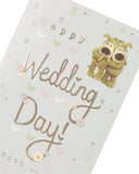 UK Greetings Wedding Day Boofles Toast Card, a colorful greeting card featuring Boofles for wedding celebration.