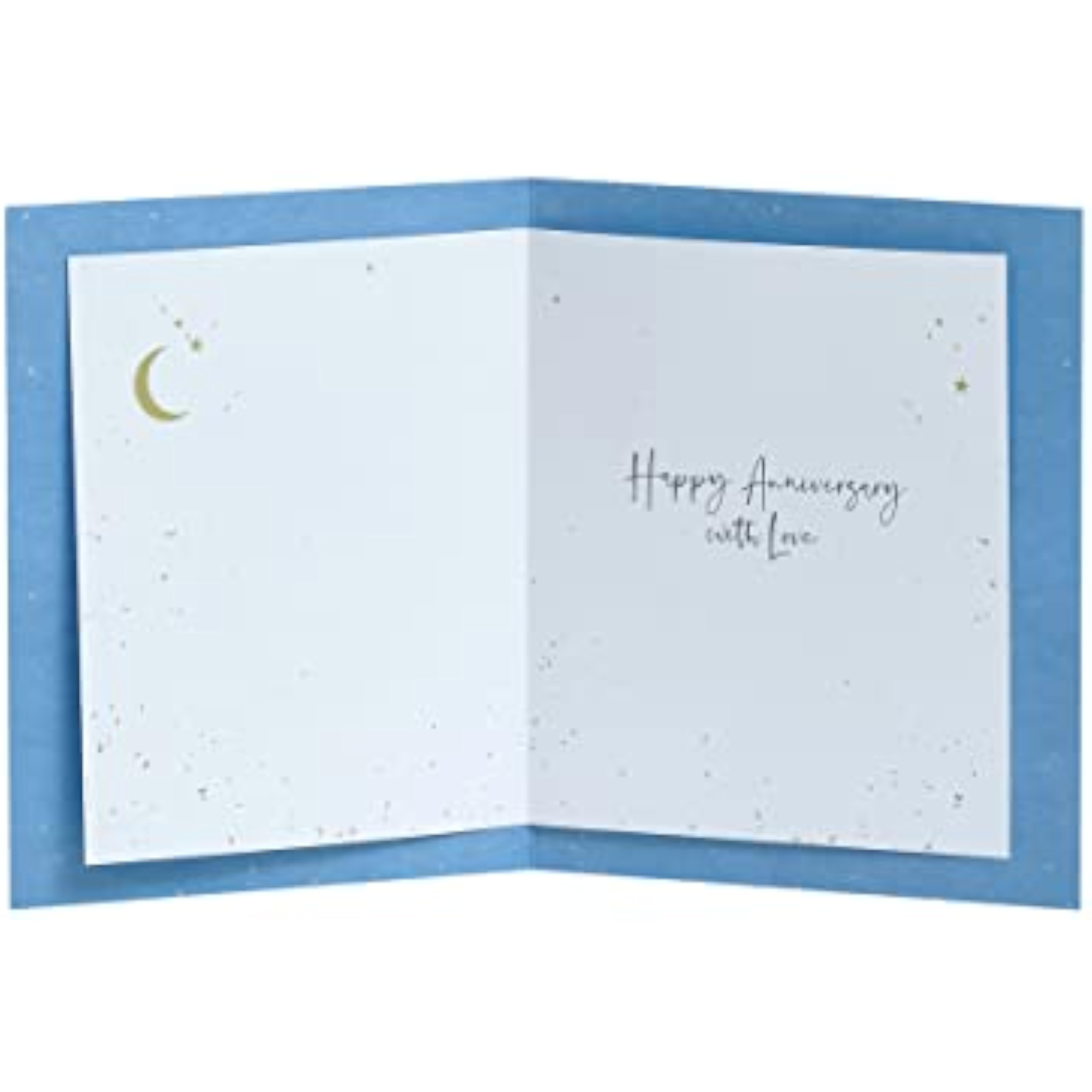 UK Greetings wife anniversary greeting card with starry design and envelope, perfect for celebrating a special milestone.