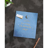 UK Greetings wife anniversary greeting card with starry design and envelope, perfect for celebrating special moments.