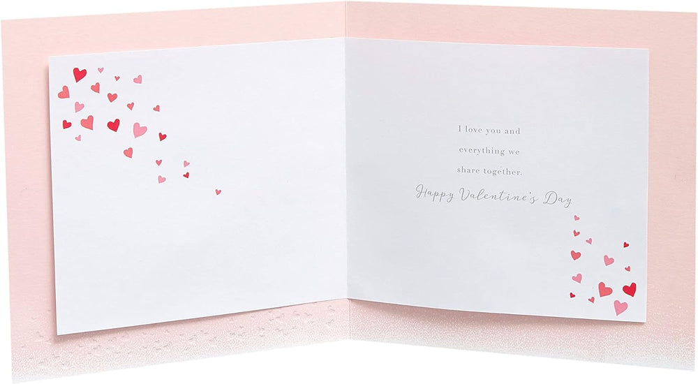 UK Greetings Wife Valentines Day Card with Envelope featuring a beautiful design, perfect for expressing love on Valentine's Day.