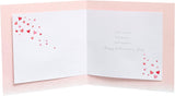 UK Greetings Wife Valentines Day Card with Envelope featuring a beautiful design, perfect for expressing love on Valentine's Day.