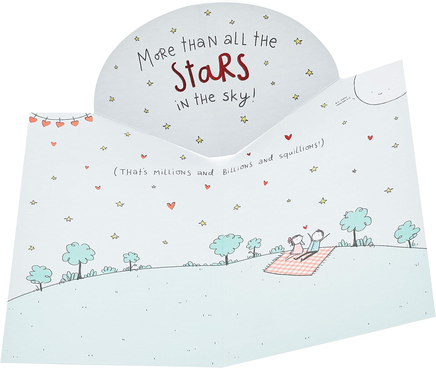UK Greetings wife Valentine's Day card with envelope featuring a sweet, romantic design perfect for celebrating love.