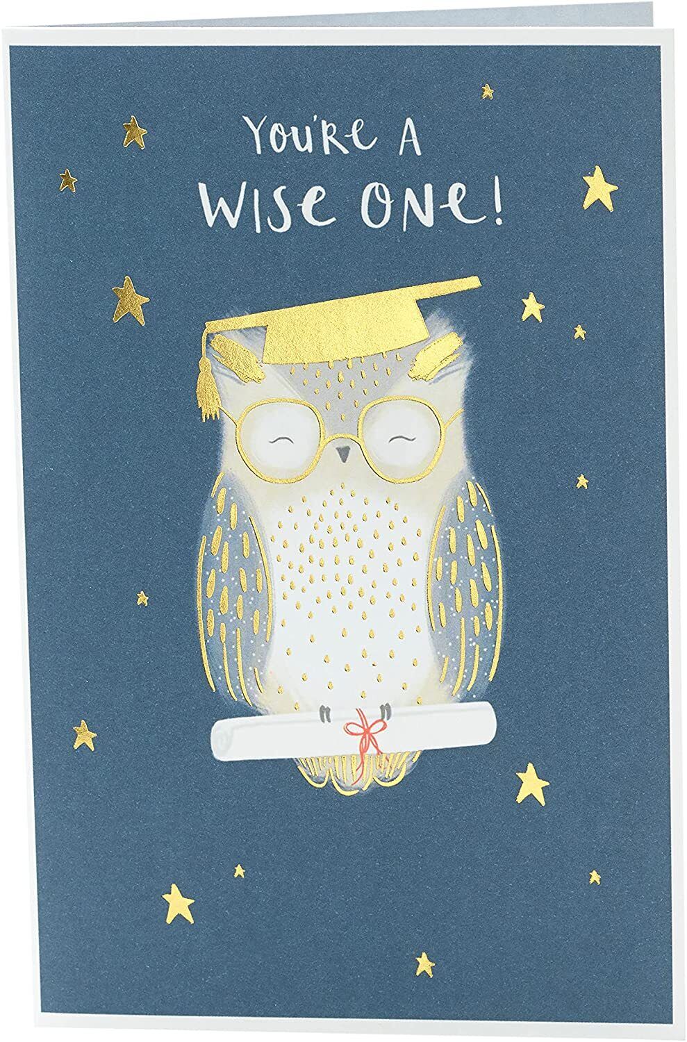 UK Greetings exam success greeting card for GCSE, A-level, or university graduation, featuring celebratory design and congratulatory message.