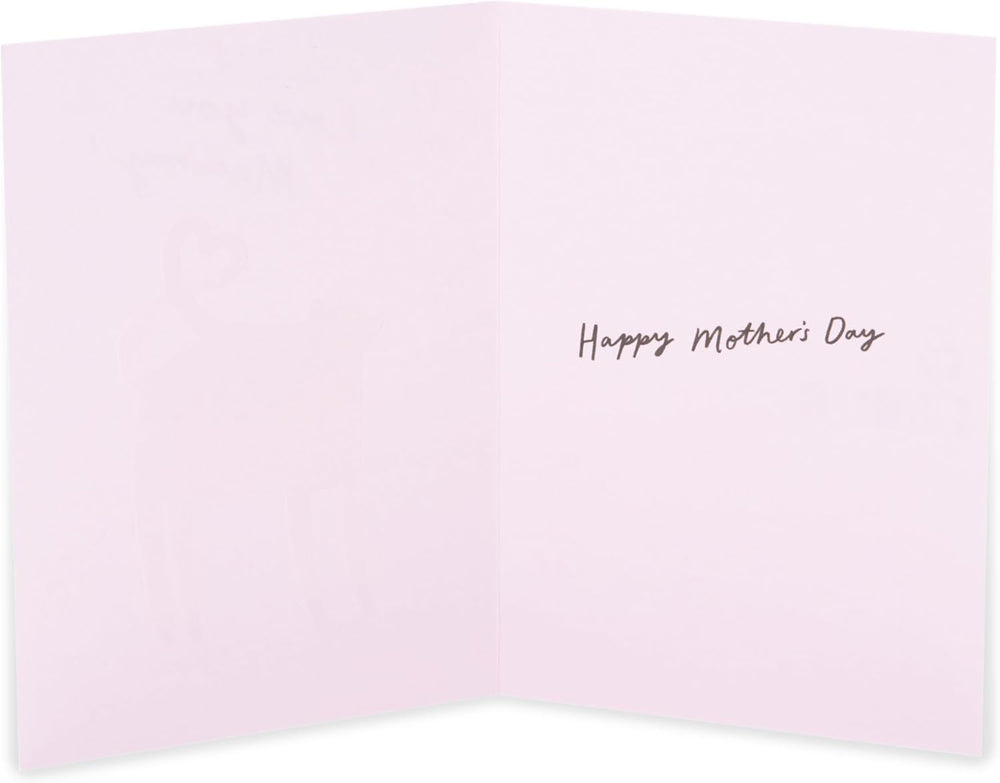 UK Greetings Mother's Day card titled "Love You Mummy" featuring heartfelt design for Mother's Day celebrations.