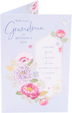 UK Greetings Mother's Day card for grandma featuring a sentimental design, perfect for expressing love on Mother's Day.