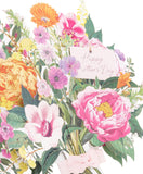 UK Greetings Mother's Day Card for Her featuring a beautiful bouquet design with vibrant floral artwork.