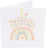 UK Greetings Mother's Day Card for Mum with cute keepsake attachment, featuring colorful floral and heartfelt design.