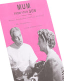 UK Greetings Mother's Day Card for Mum from Your Son with a funny design, featuring colorful illustrations and heartfelt message.