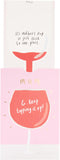 UK Greetings Mother's Day card for Mum featuring an interactive wine glass design, perfect for celebrating with love.