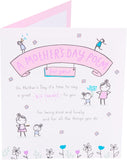 UK Greetings Mother's Day greeting card for her featuring a cute poem design, perfect for celebrating Mother's Day.