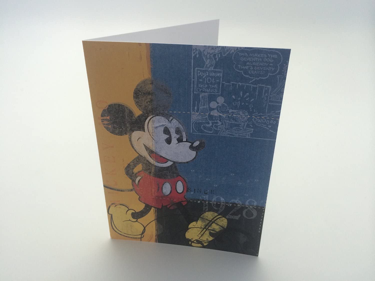 UK Greetings Mickey Mouse party invitations, set of 10 cards featuring colorful Mickey Mouse designs for children's celebrations.