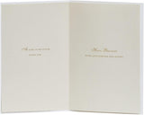 UK Greetings romantic fiancee greeting card for her featuring a romantic design, perfect for expressing love and affection.