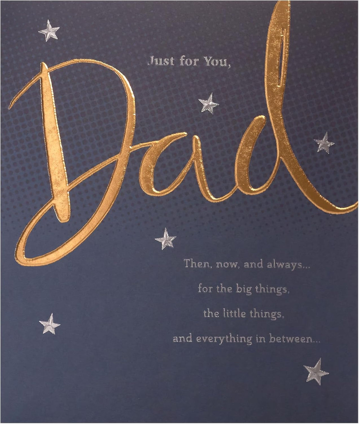 UK Greetings 75th birthday card for dad, a thoughtful stationery card with special milestone message and festive design.