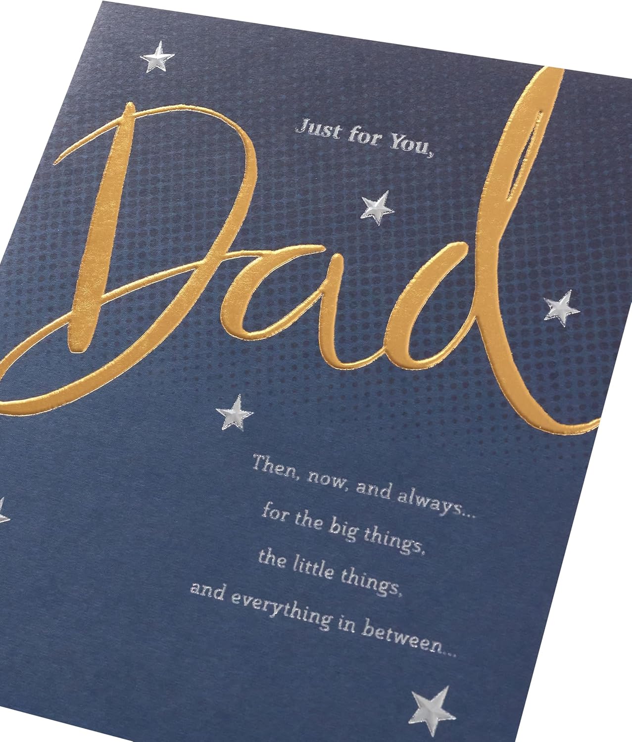 UK Greetings 75th birthday card for dad, a thoughtful milestone greeting card with cheerful design and heartfelt message.