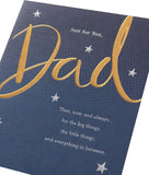 UK Greetings 75th birthday card for dad, a thoughtful milestone greeting card with cheerful design and heartfelt message.