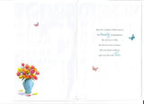 UK Greetings religious Easter card featuring a blessing design, perfect for sending Easter wishes with heartfelt stationery.