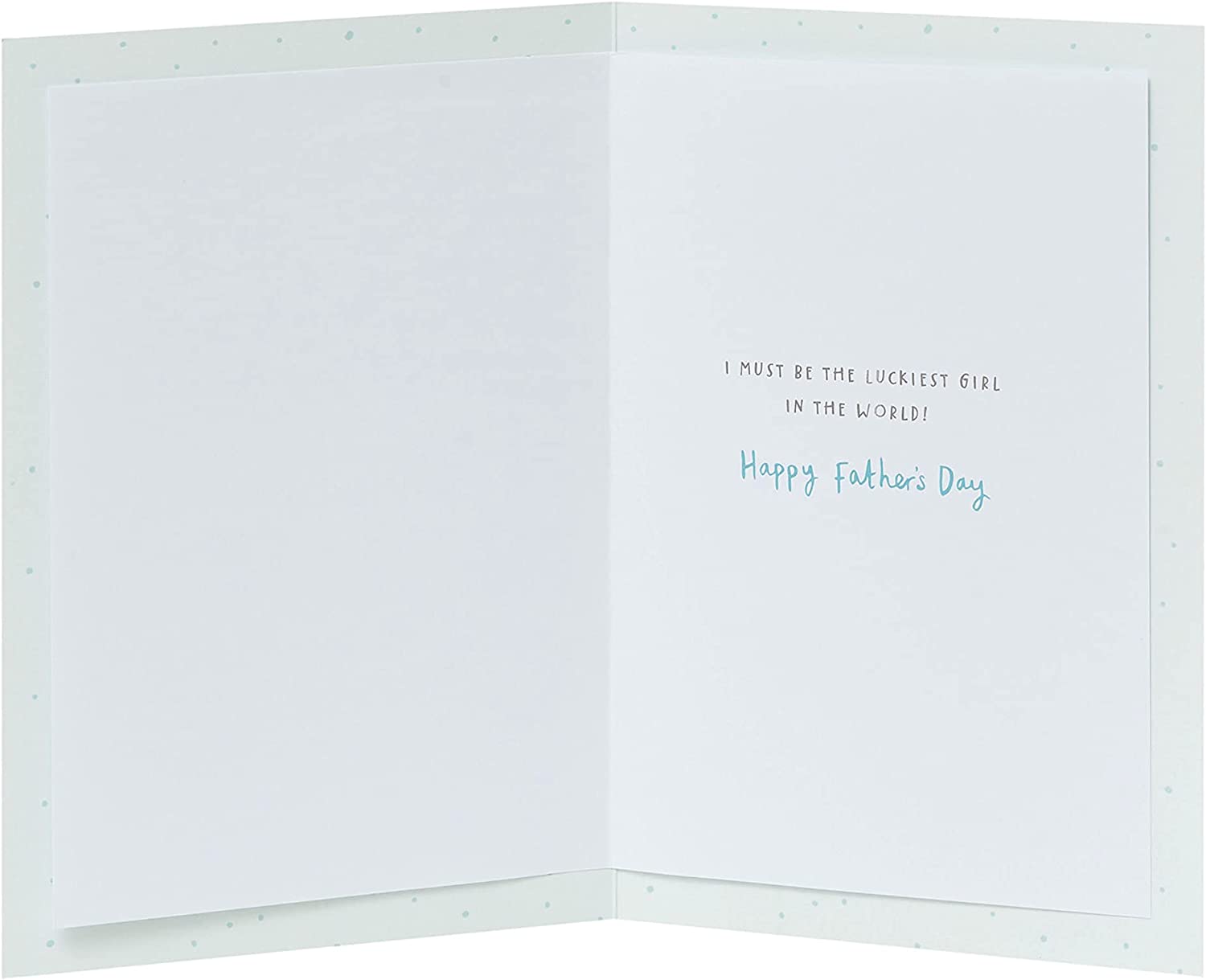 UK Greetings Father's Day card featuring an adorable teddy bear design, perfect for sending love from daughter to dad.