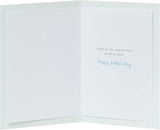 UK Greetings Father's Day card featuring an adorable teddy bear design, perfect for sending love from daughter to dad.