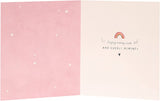UK Greetings Congratulations It's a Girl New Baby Cards, elegant stationery with festive designs for celebrating a new arrival.