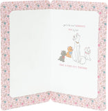Disney Aristo Cats birthday card by UK Greetings, featuring colorful feline illustrations on stationery for special occasions.