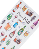 UK Greetings Father's Day Card for Dad, stationery with heartfelt design, ideal for celebrating dads on Father's Day.