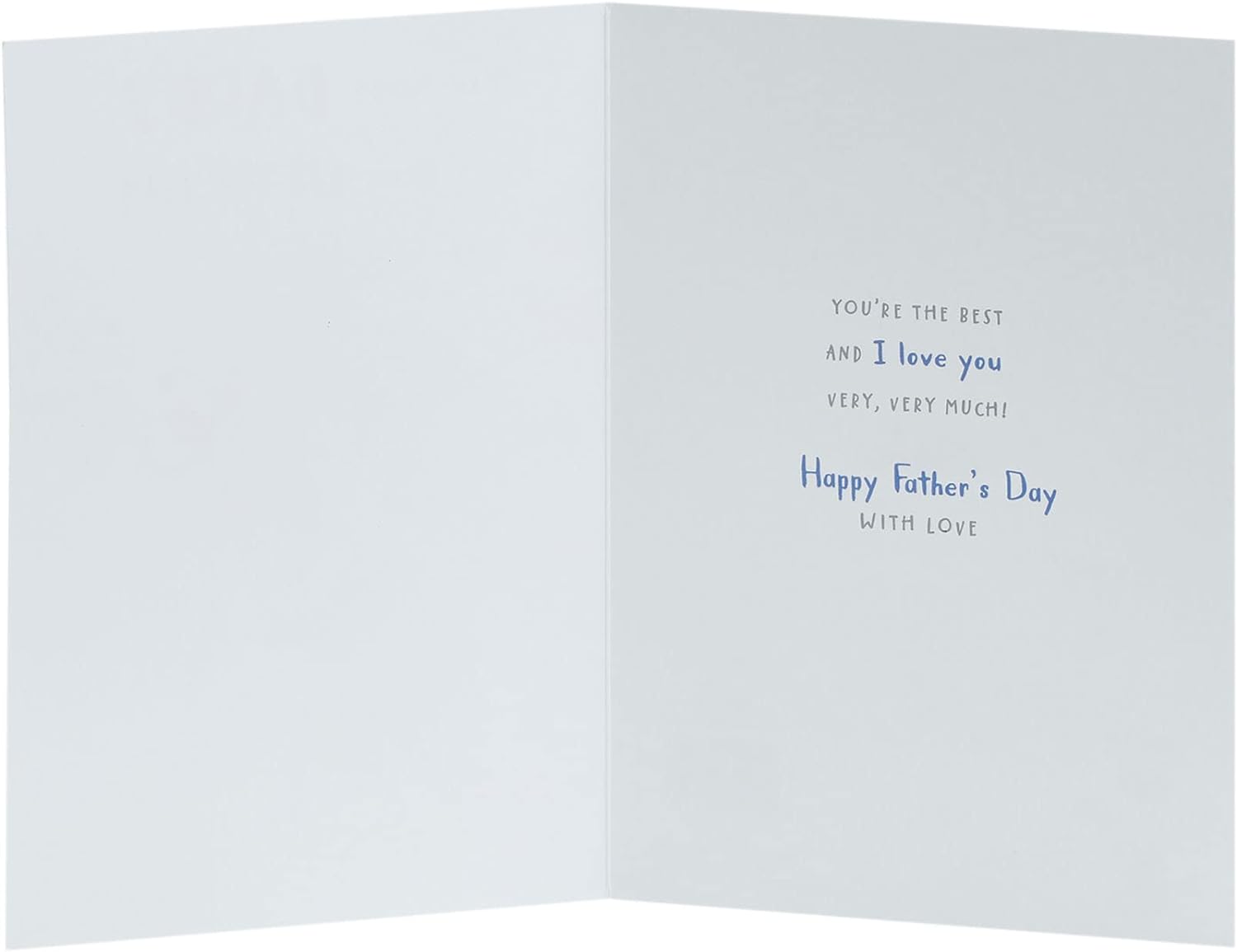 UK Greetings Father's Day card for dad from little girl featuring a cute teddy bear design with envelope, stationery for special occasions.