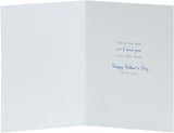 UK Greetings Father's Day card for dad from little girl featuring a cute teddy bear design with envelope, stationery for special occasions.