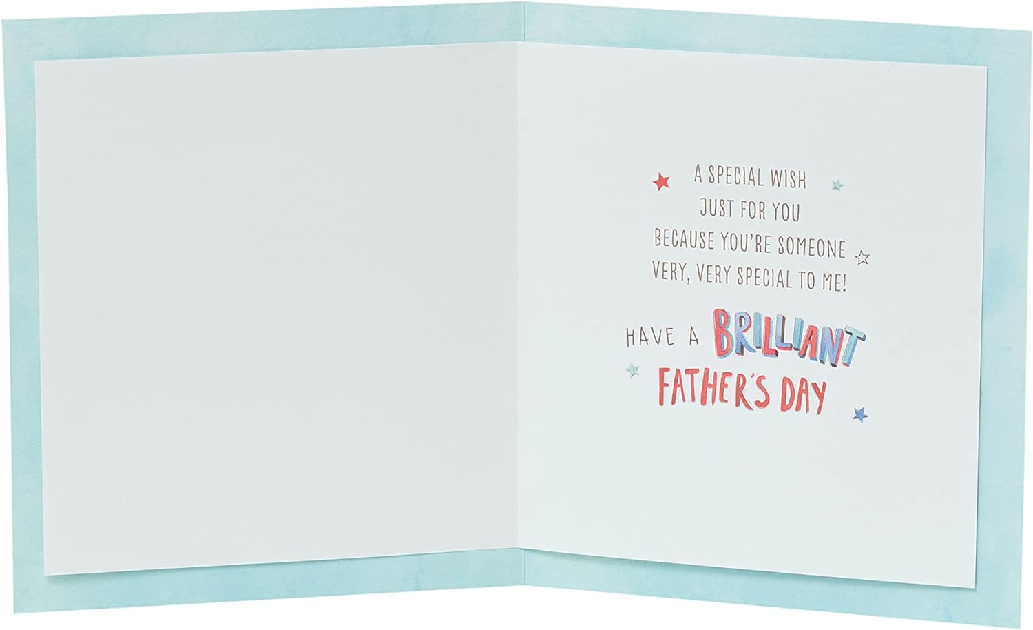 UK Greetings Father's Day card with envelope featuring a playful Lots of Woof dog design, ideal for celebrating dads.