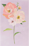 UK Greetings flower design Mother’s Day card featuring a floral pattern, perfect for celebrating Grandma with heartfelt stationery.
