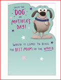 UK Greetings From the Dog Mother’s Day card, featuring cute dog illustration on stylish stationery for special occasions.