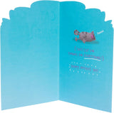 UK Greetings funny Mother's Day card from the cat featuring a cute cartoon design, ideal for cat lovers.