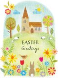 UK Greetings God's Blessings Easter greeting card featuring spring and religious Easter imagery from the stationery collection.