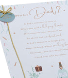 UK Greetings Heartfelt Dad Father's Day Card, featuring colorful floral design and heartfelt message on high-quality stationery.