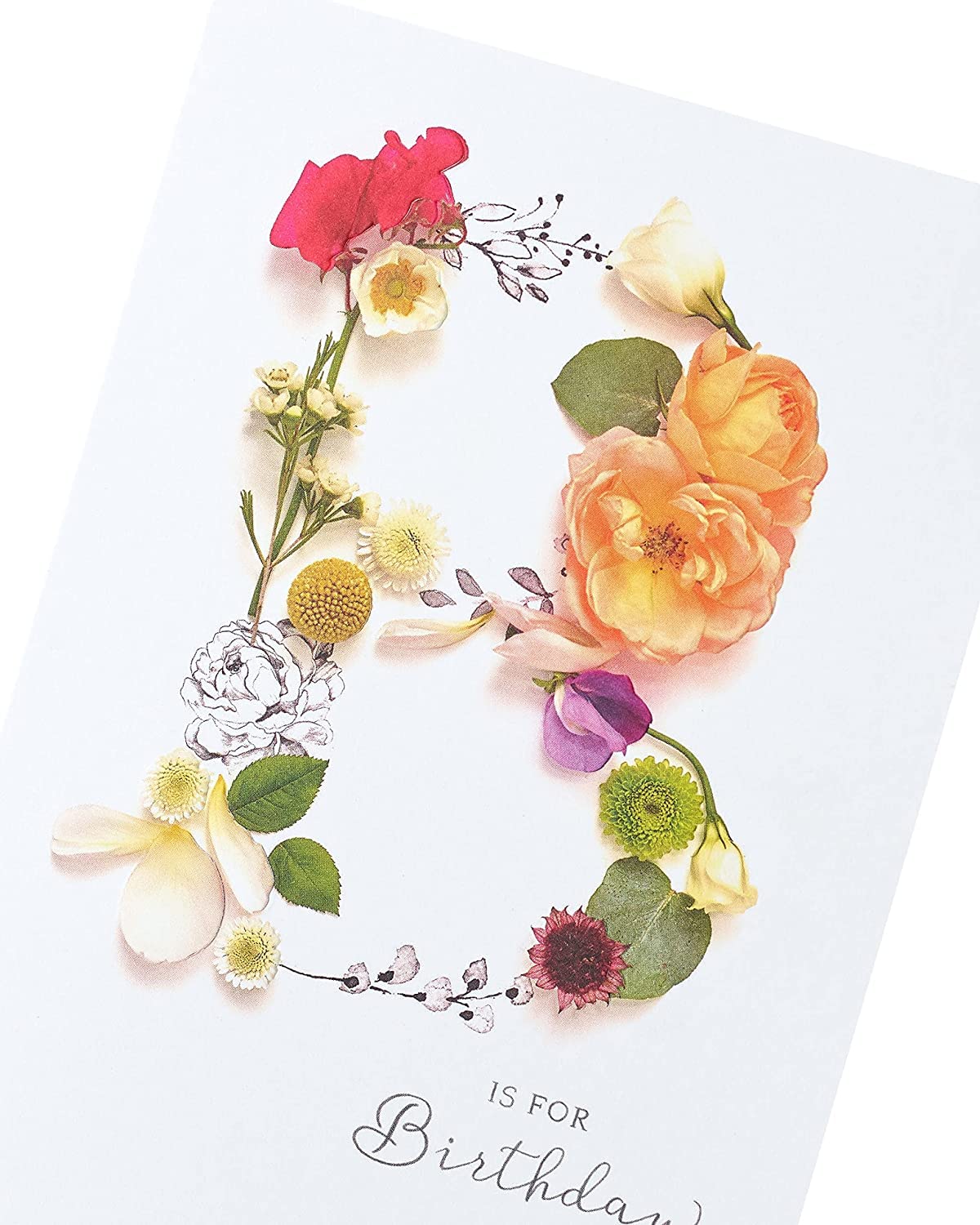 UK Greetings Into the Meadow female birthday card featuring floral design and cheerful artwork, ideal for celebrating birthdays.